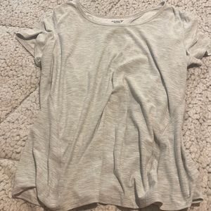 short sleeve gray top from Old Navy